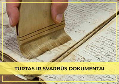 Turtas ir svarbūs dokumentai