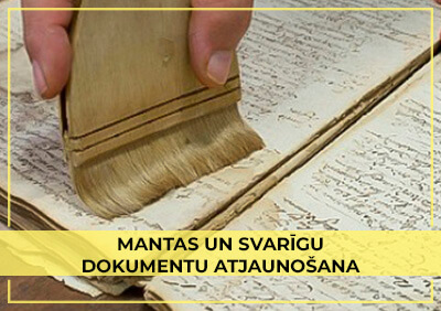 Mantas un svarīgu dokumentu atjaunošana